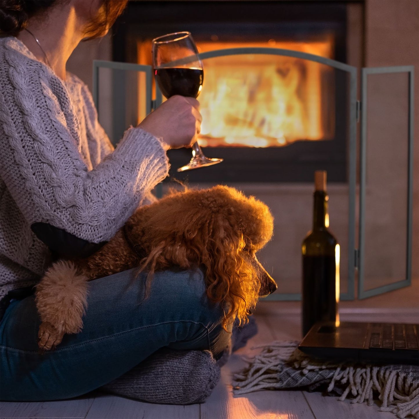 Spark protection made of steel