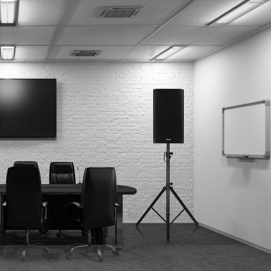 Speaker stand 97 - 183 cm height-adjustable speaker stand black