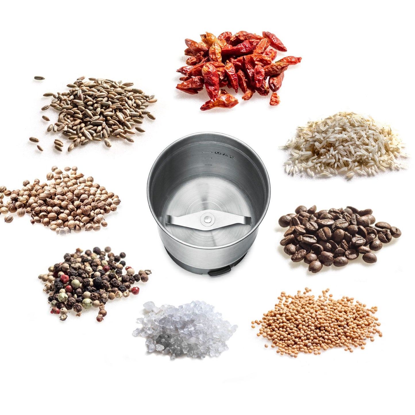 Spice&Coffee Grinder EGK 200 incl. 2 containers