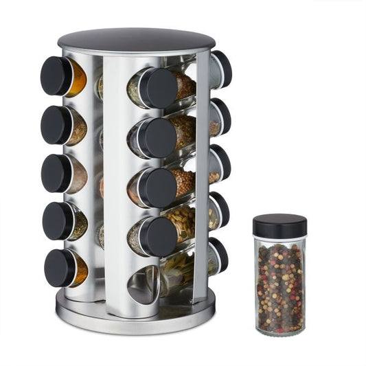 Spice carousel in stainless steel