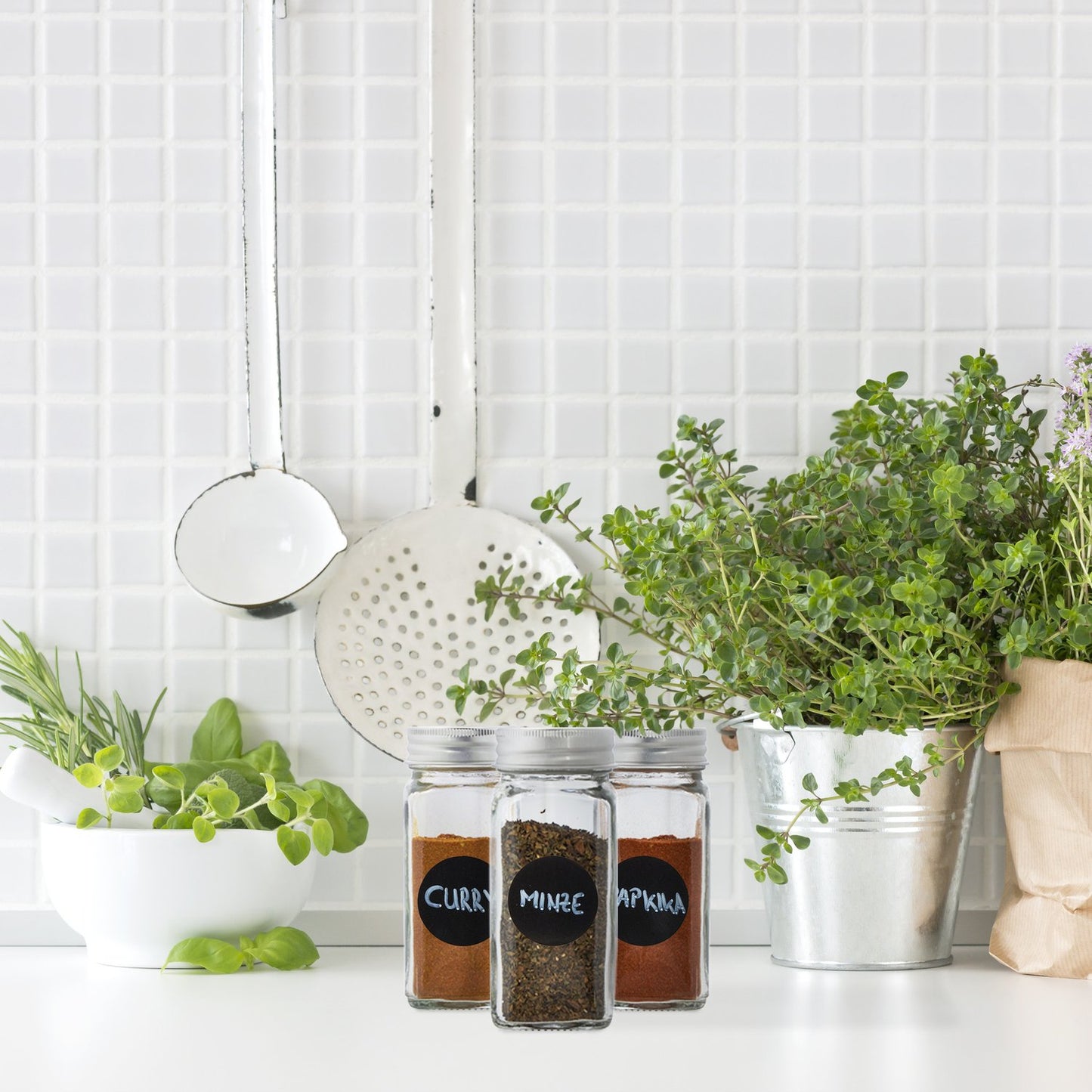 Spice jars set of 12