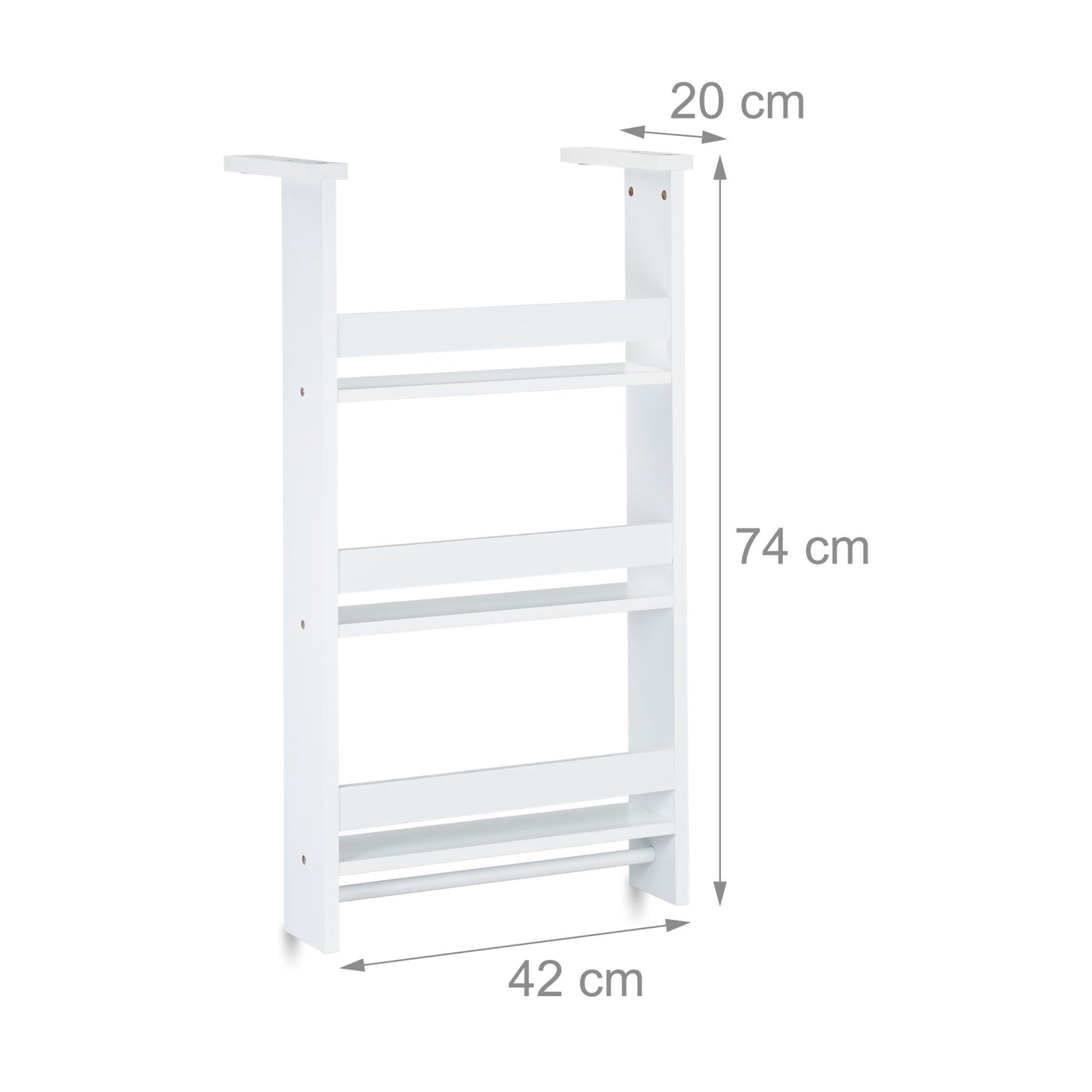 Spice rack for refrigerator