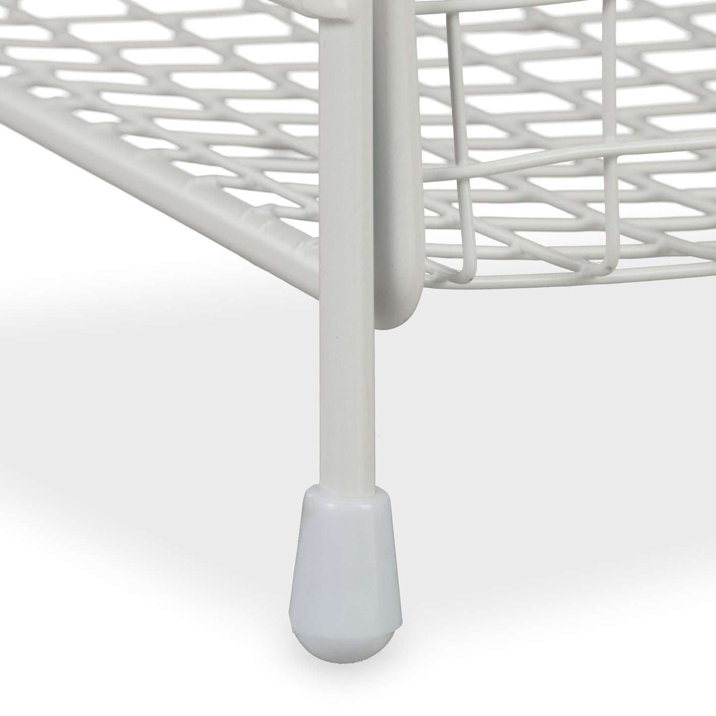 Spice rack metal white