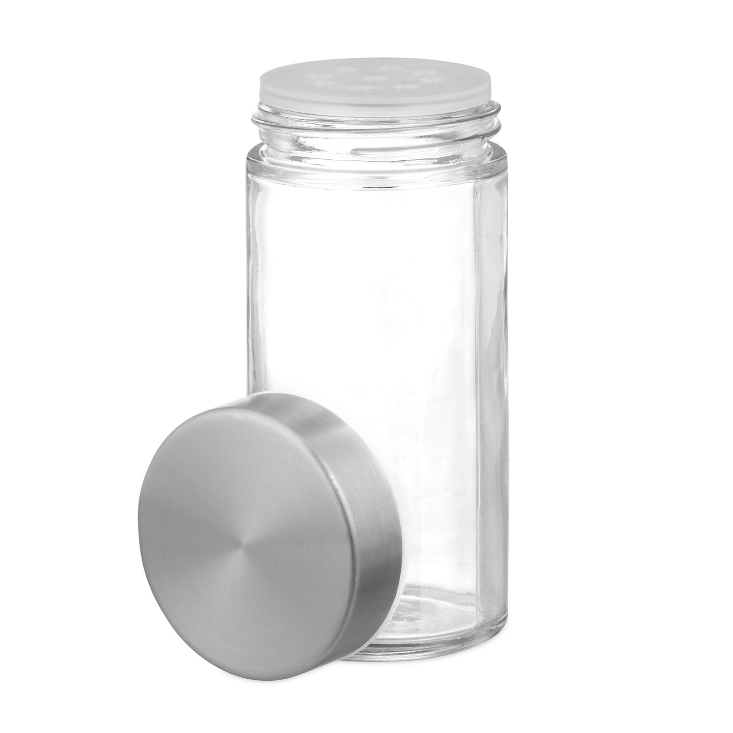 Spice rack with 12 glass jars