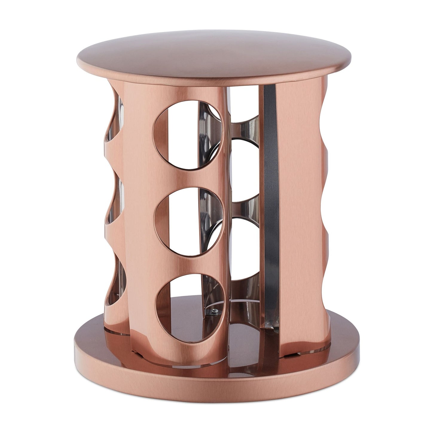 Spice rack with 12 pcs. glass jars