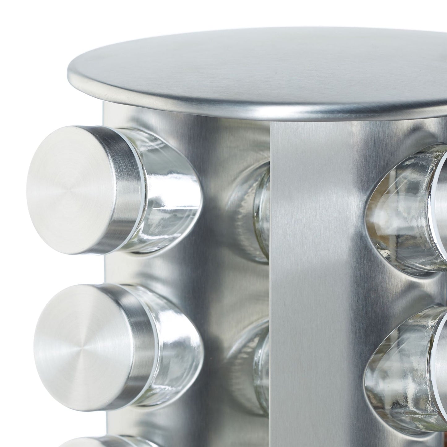 Spice rack with 20 pcs. glass jars