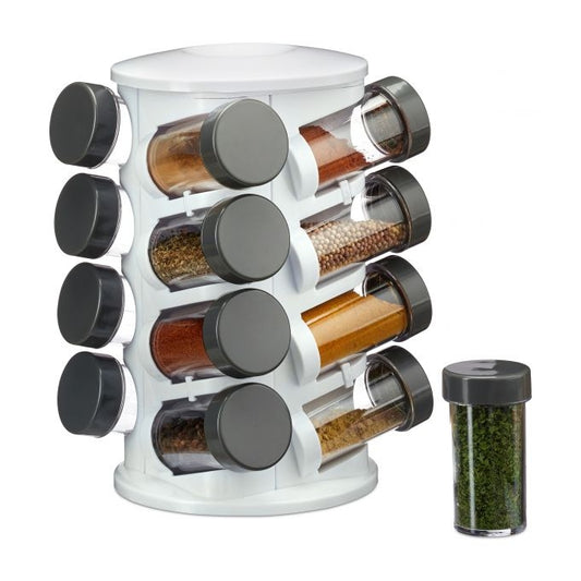 Spice shelf 16 containers