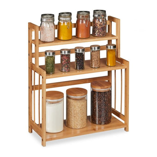 Spice shelf bamboo 3 shelves