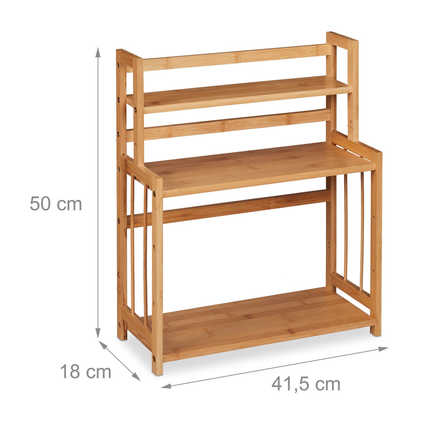 Spice shelf bamboo 3 shelves