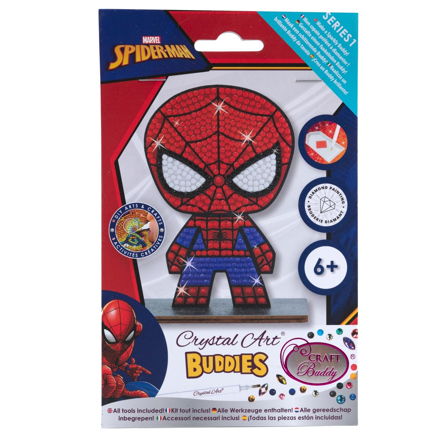 Spider-Man Art Set With Crystals