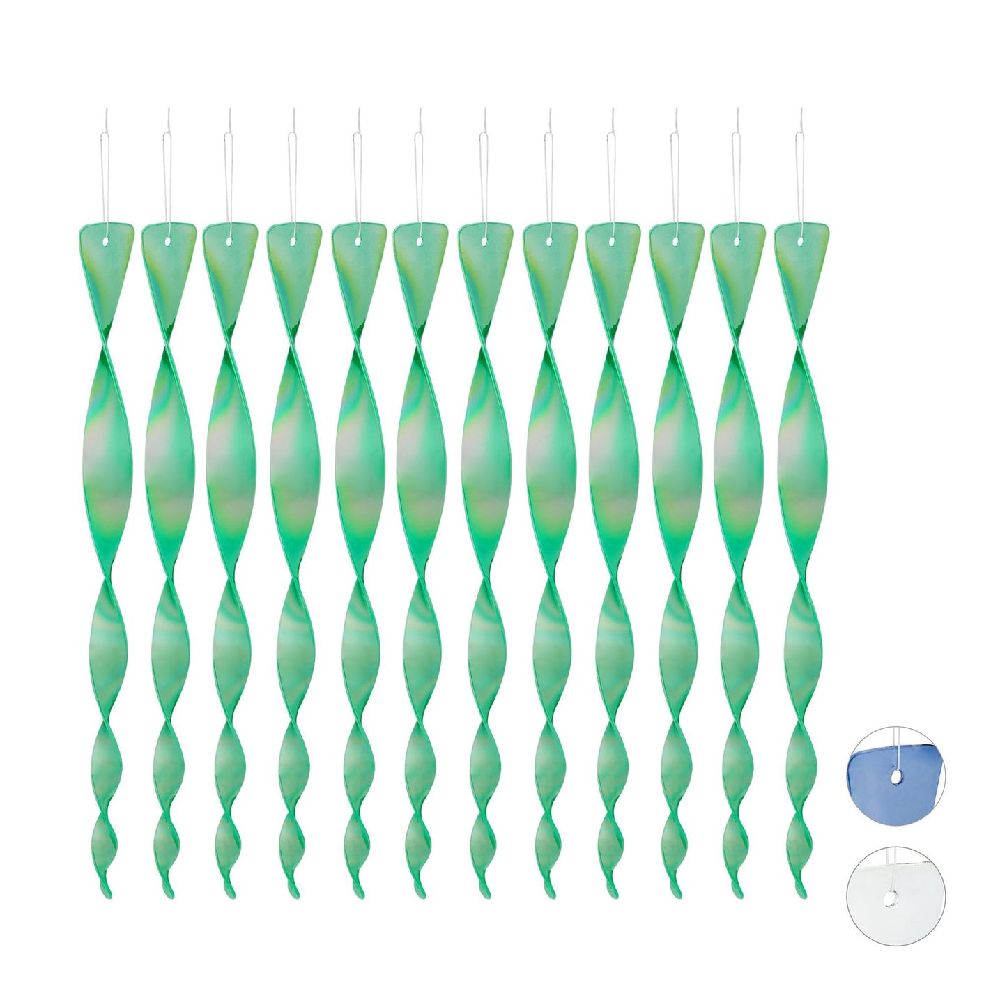 Spirals for bird repellents, 12 pcs