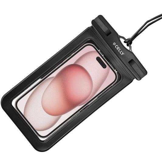 Splashbag Waterproof bag IP68 max 6.9" Black