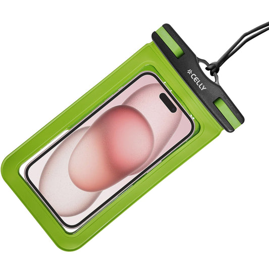 Splashbag Waterproof bag IP68 max 6.9" Green