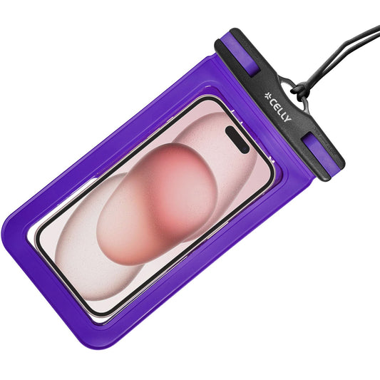 Splashbag Waterproof bag IP68 max 6.9" Purple