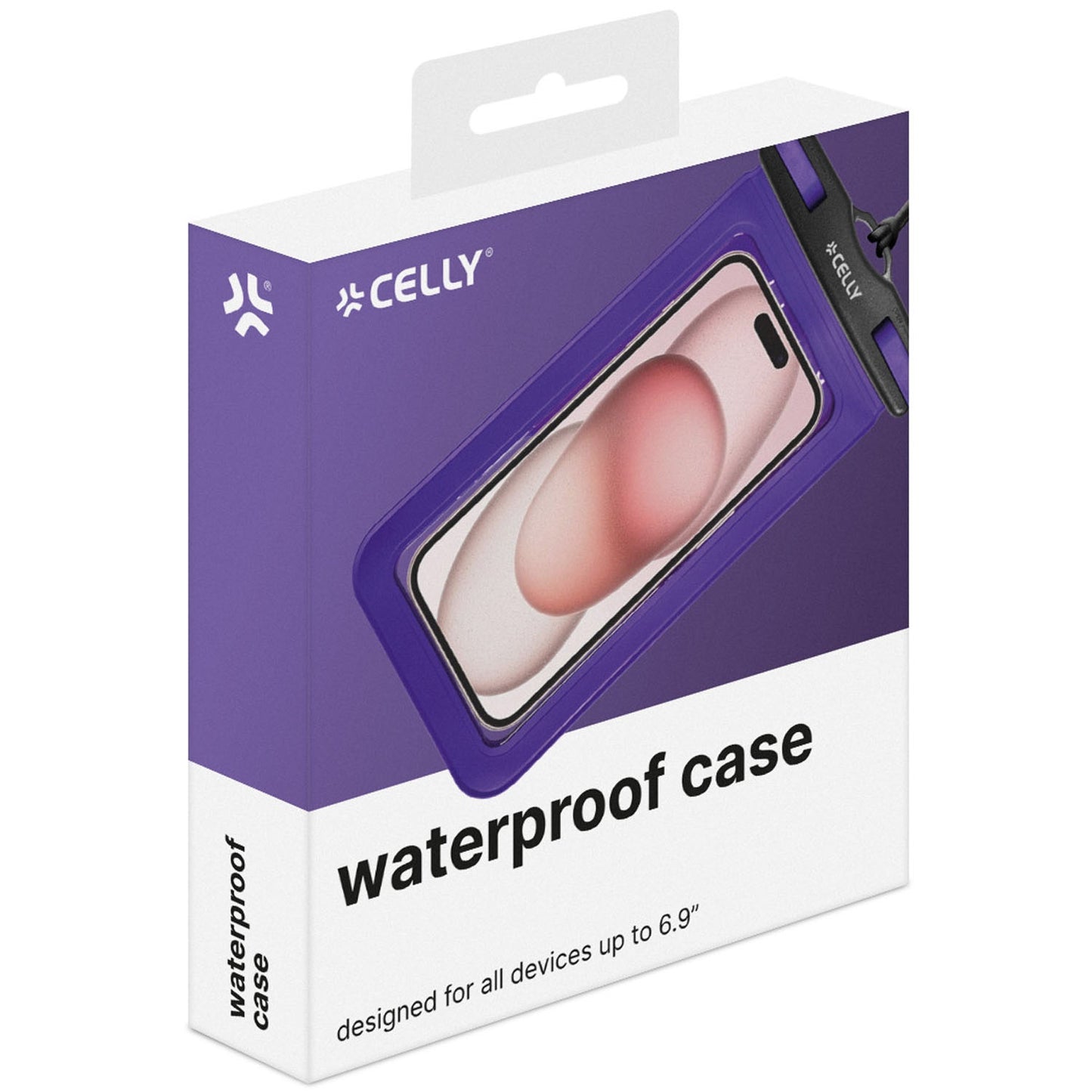 Splashbag Waterproof bag IP68 max 6.9" Purple