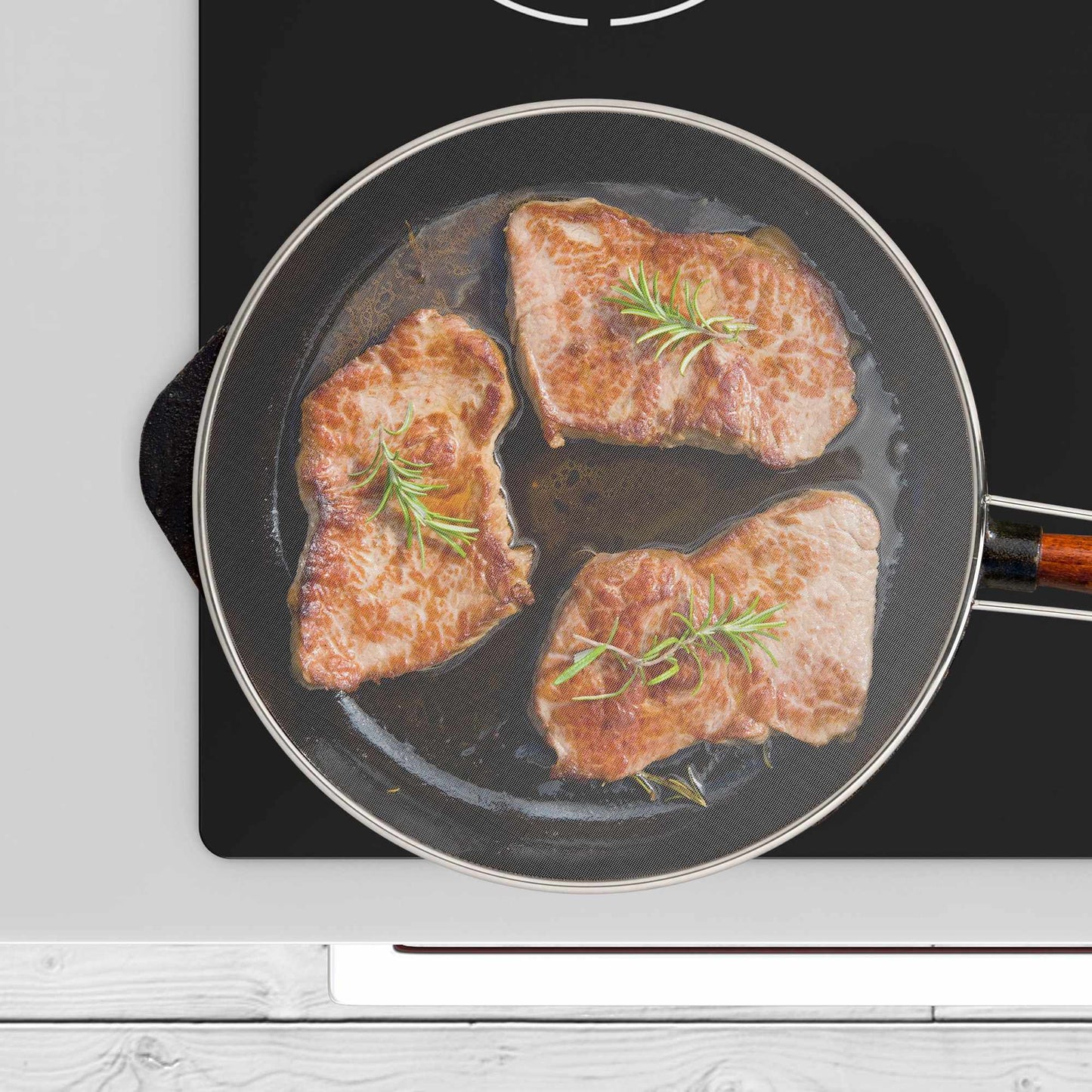 Splash guard for frying pan set of 2