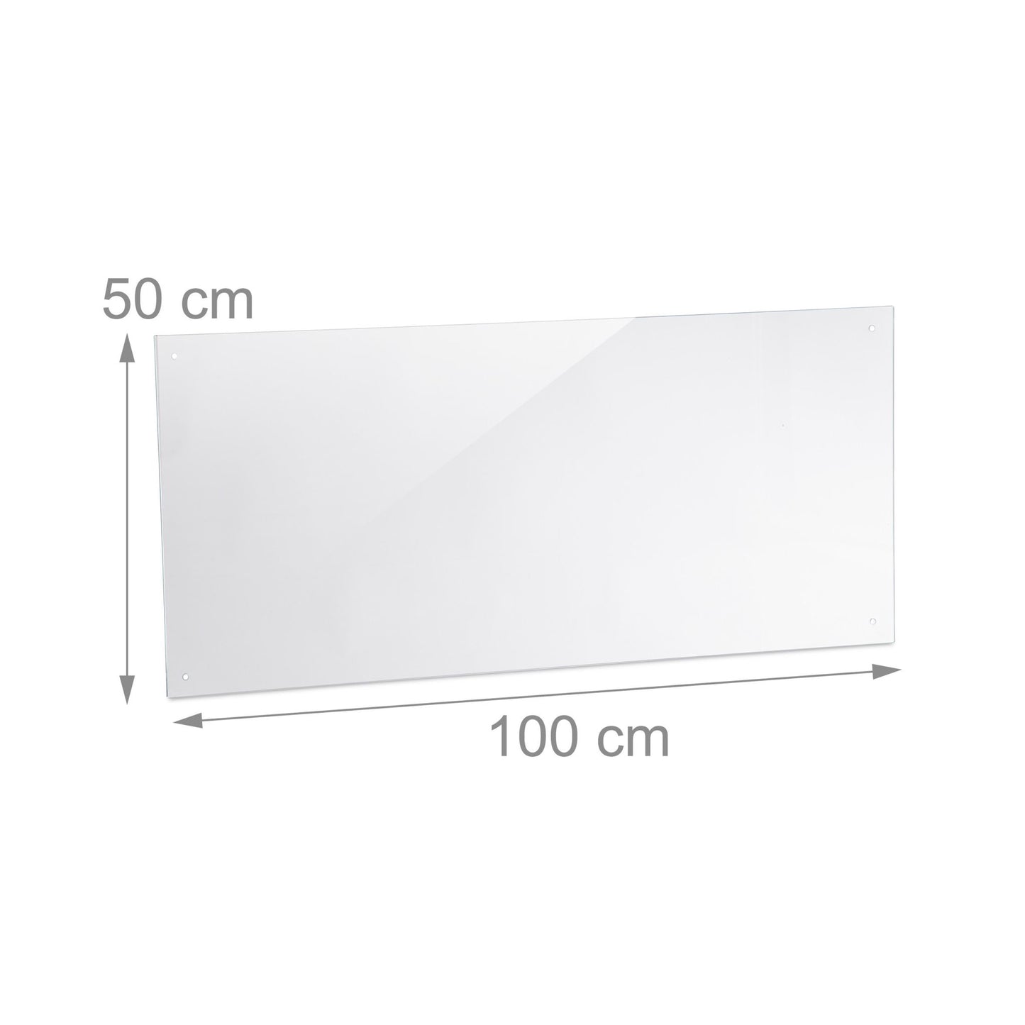 Splash guard for kitchen 100 cm