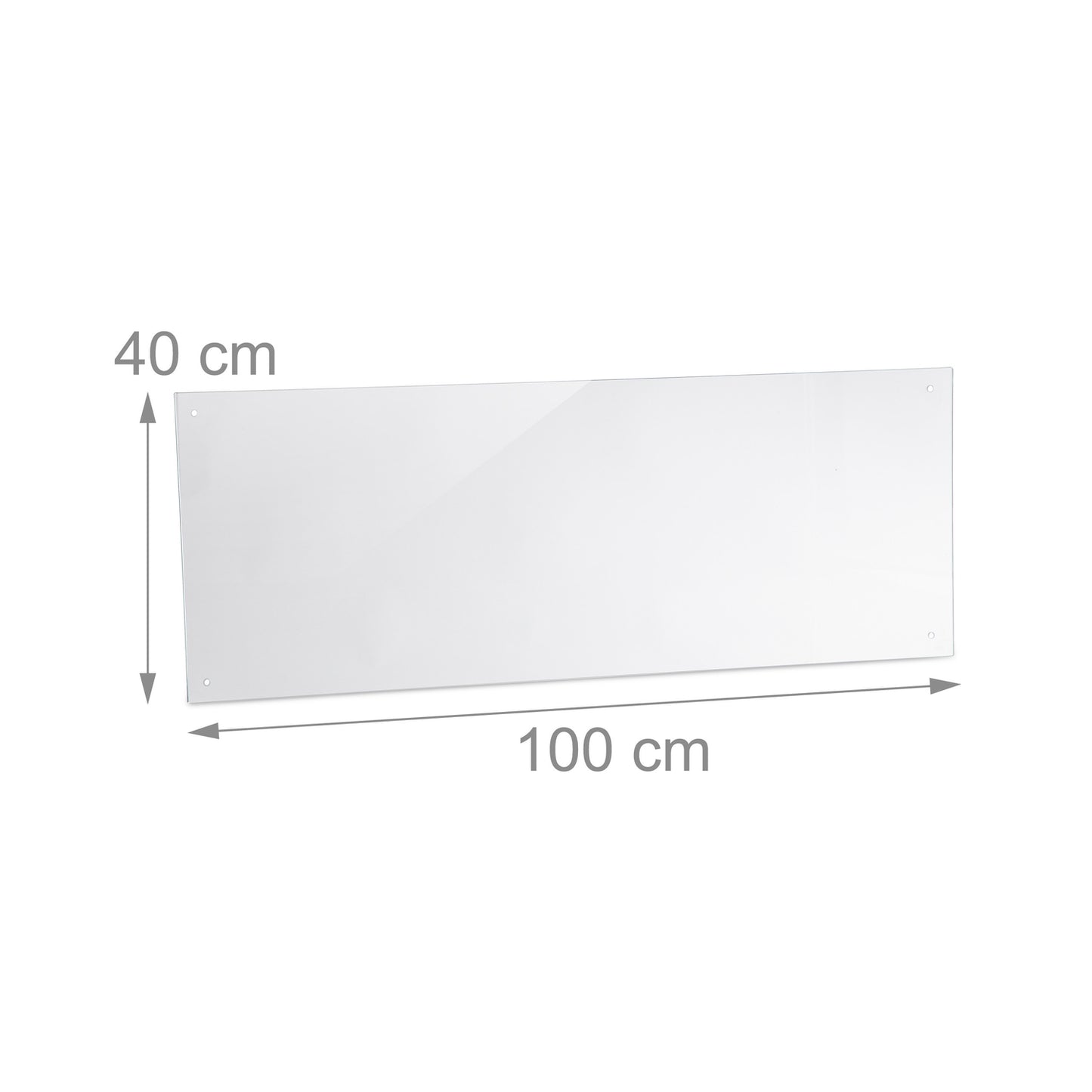 Splash guard for kitchen 100 cm