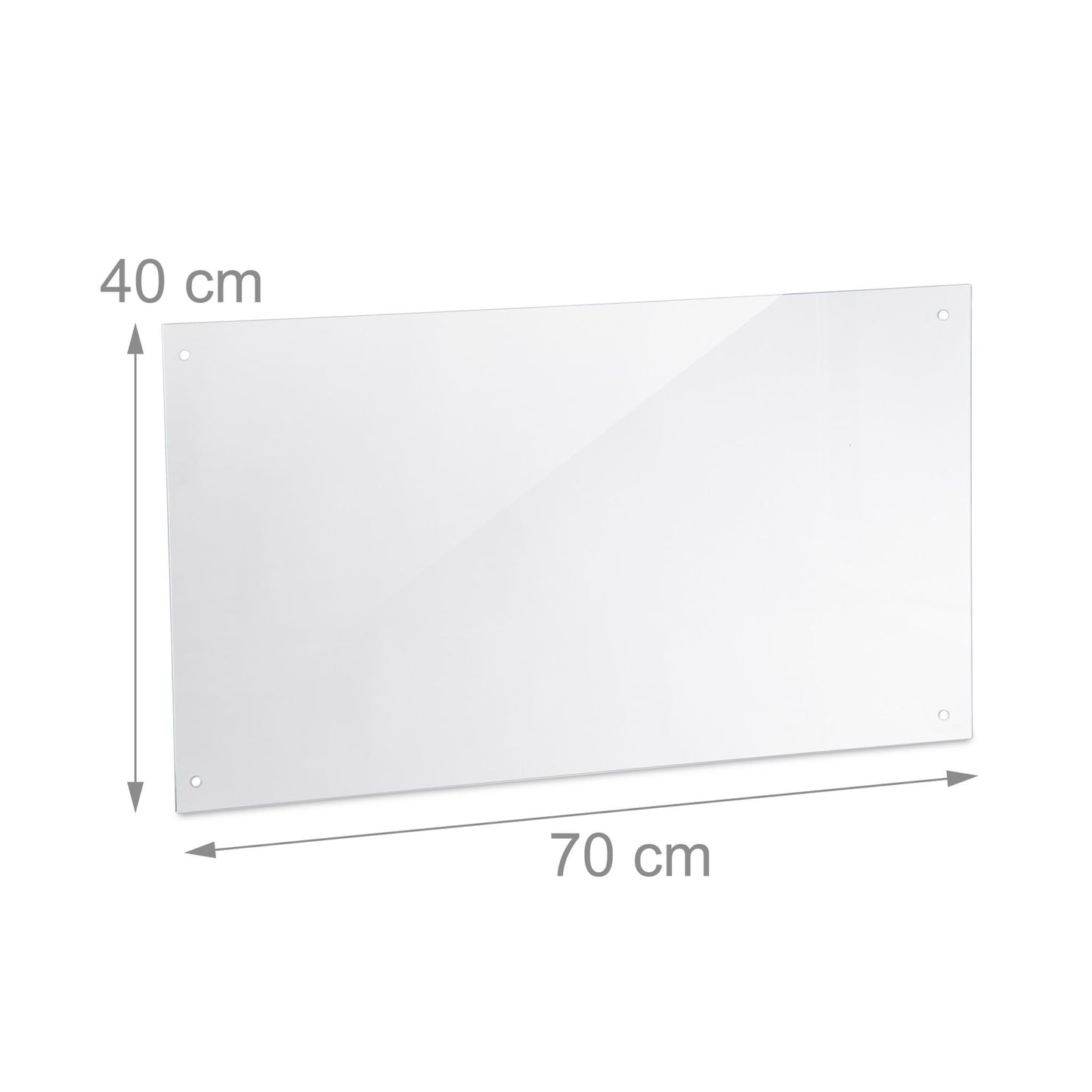 Splash guard for kitchen 70 cm