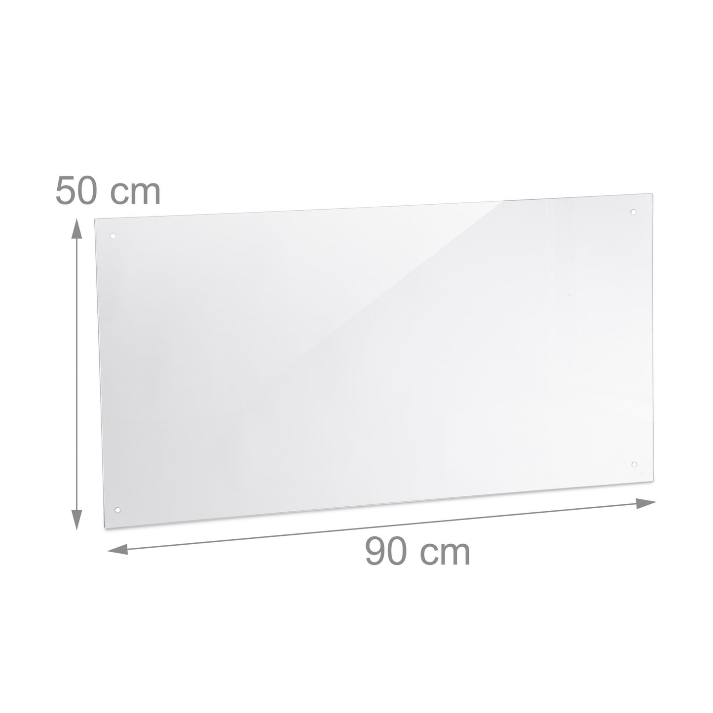 Splash guard for kitchen 90 cm