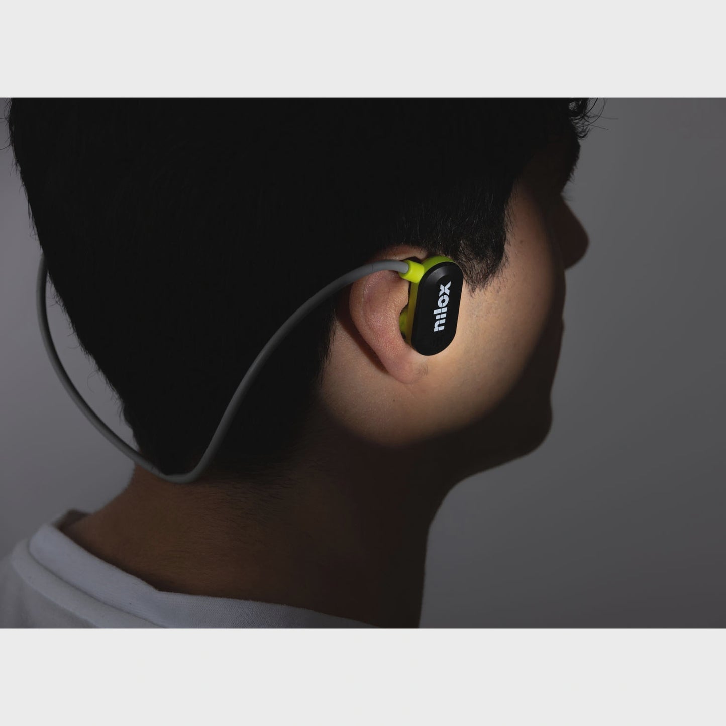 Sport Headphones, Air Conduction, ENC, Black/Lime