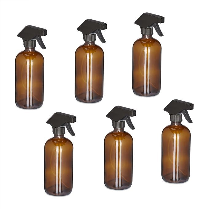 Spray bottle Glass 500 ml Set of 6