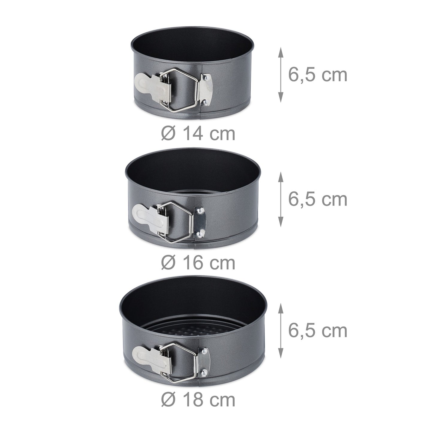 Springform set in 3 parts