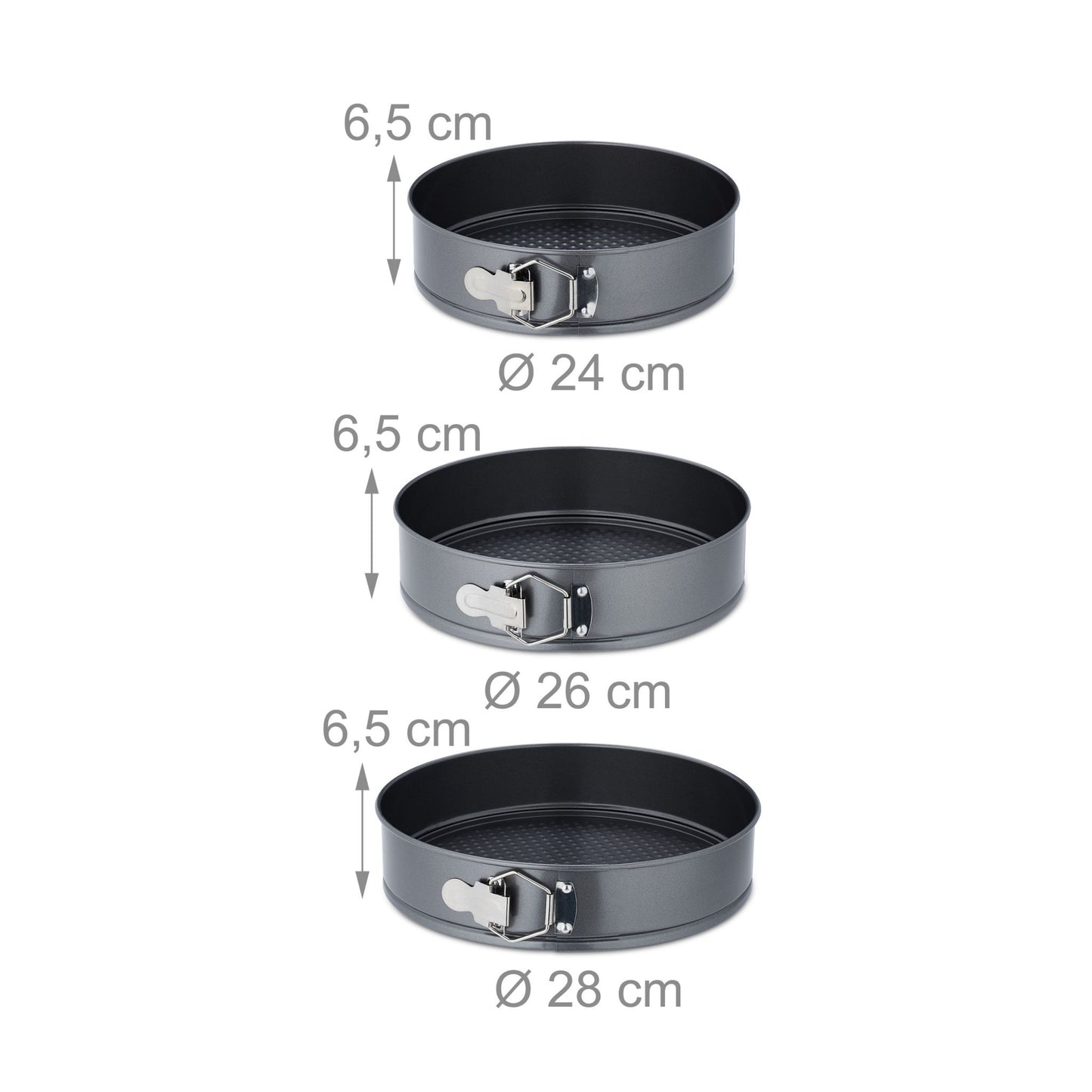 Springform set in 7 parts