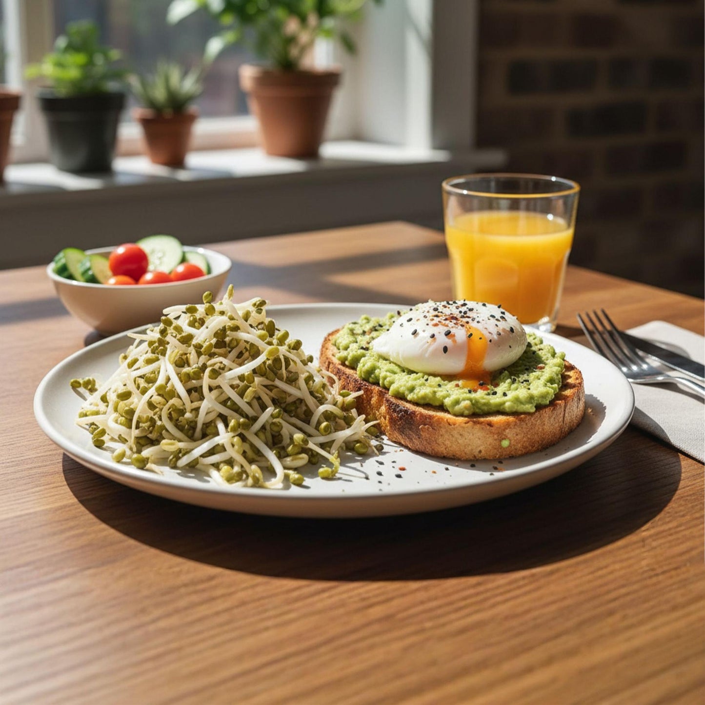 Sprouting Jars Set with Holder & Tray for Home Use