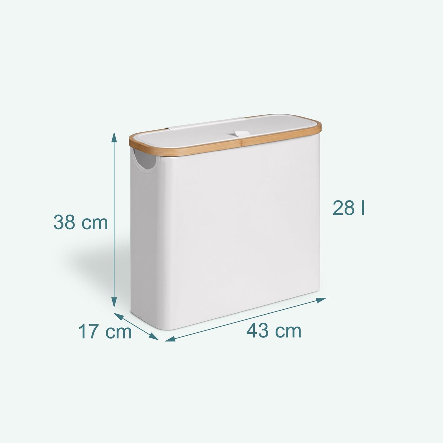 Square Fabric Toilet Roll Holder – Holds 12 Rolls