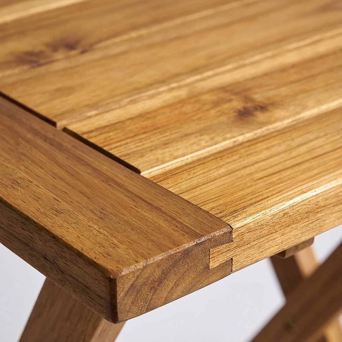 Square Folding Acacia Table – Indoor/Outdoor Use