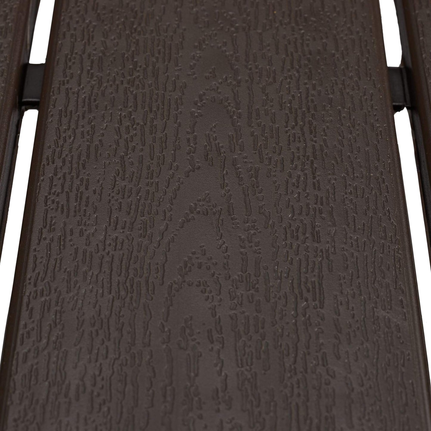 Square Garden Table with Wood Effect
