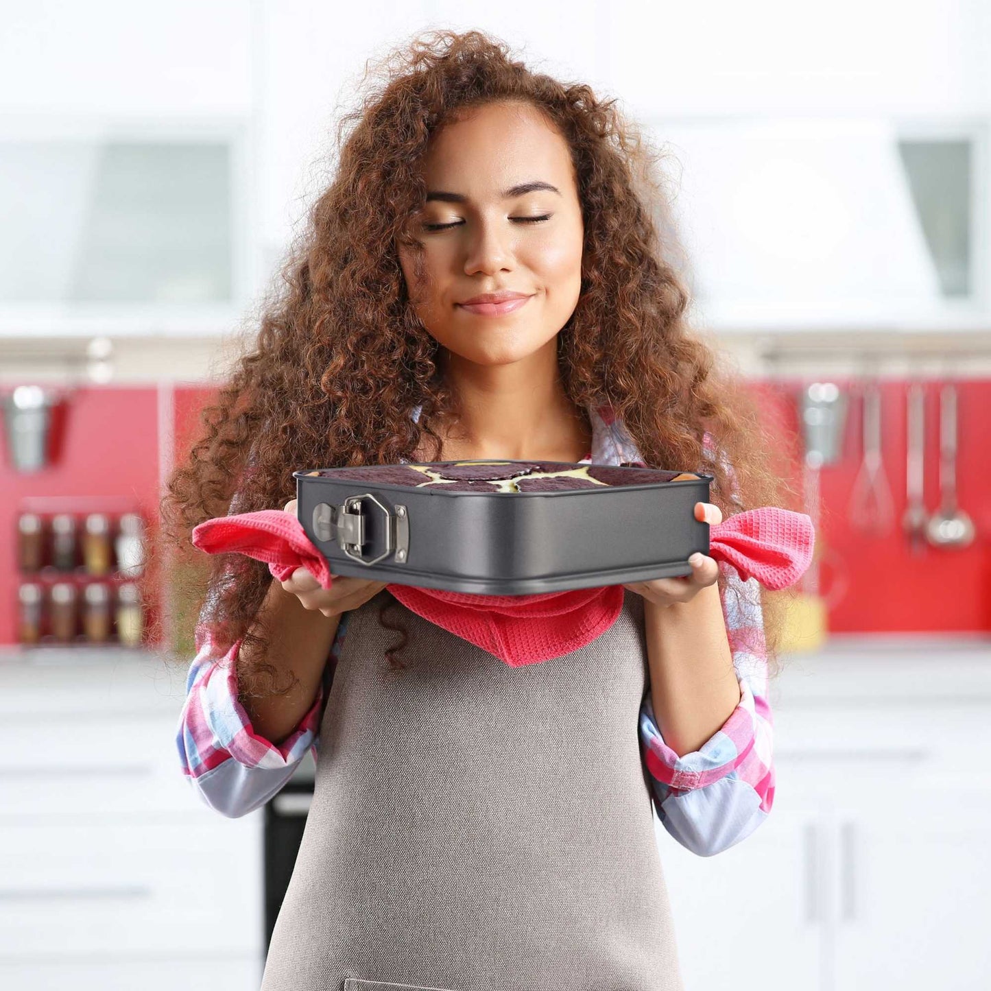 Square baking tins set of 3