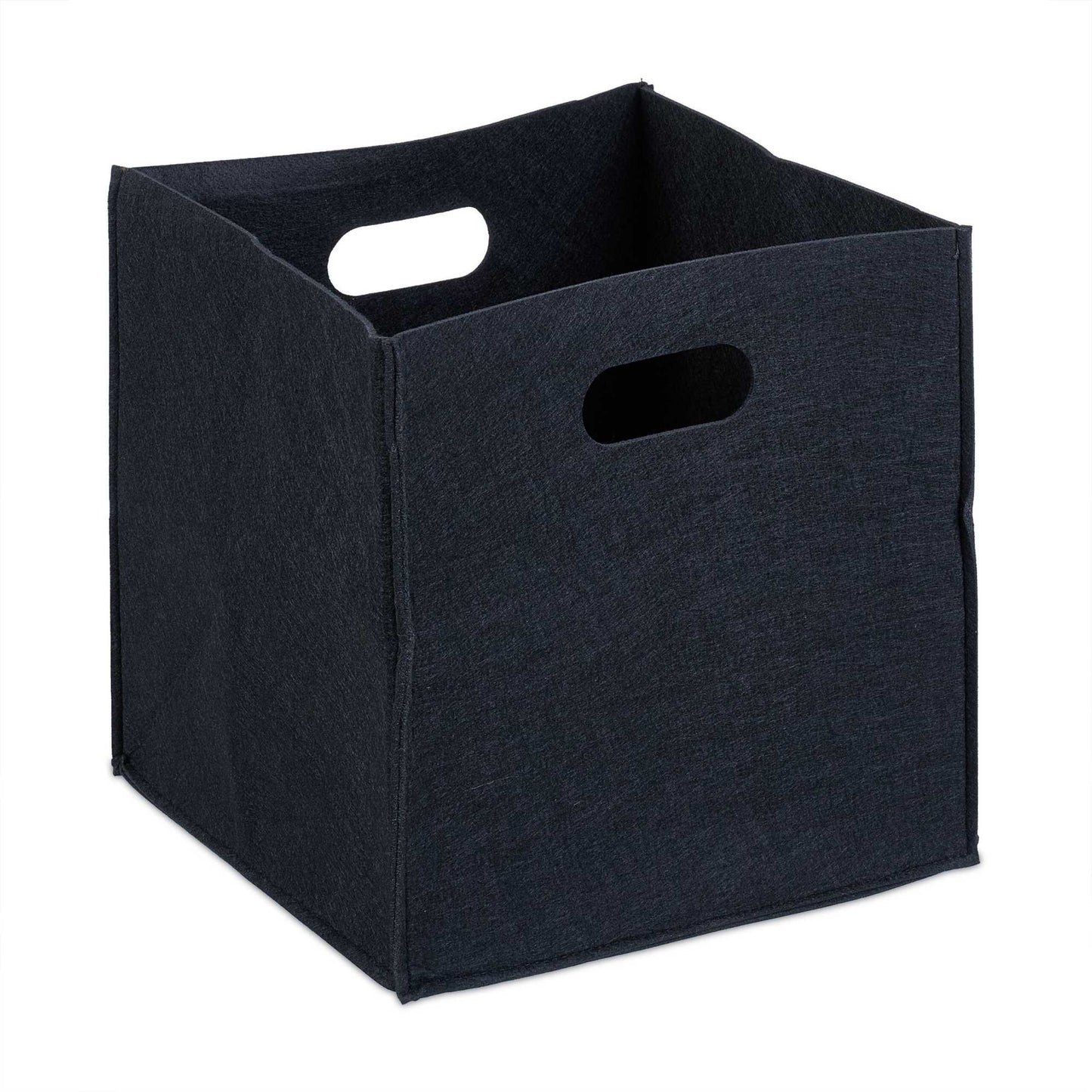 Square basket in felt