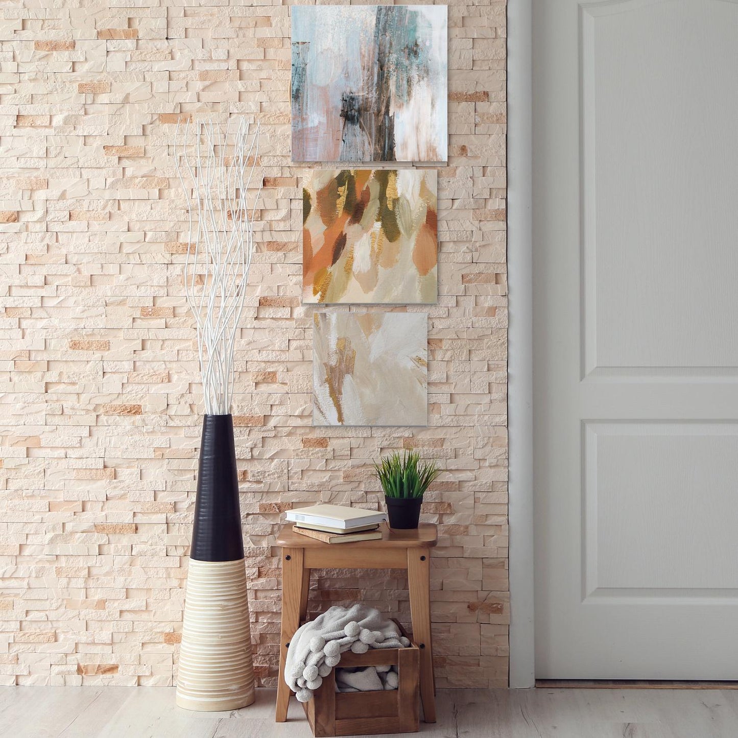 Square canvas set of 16
