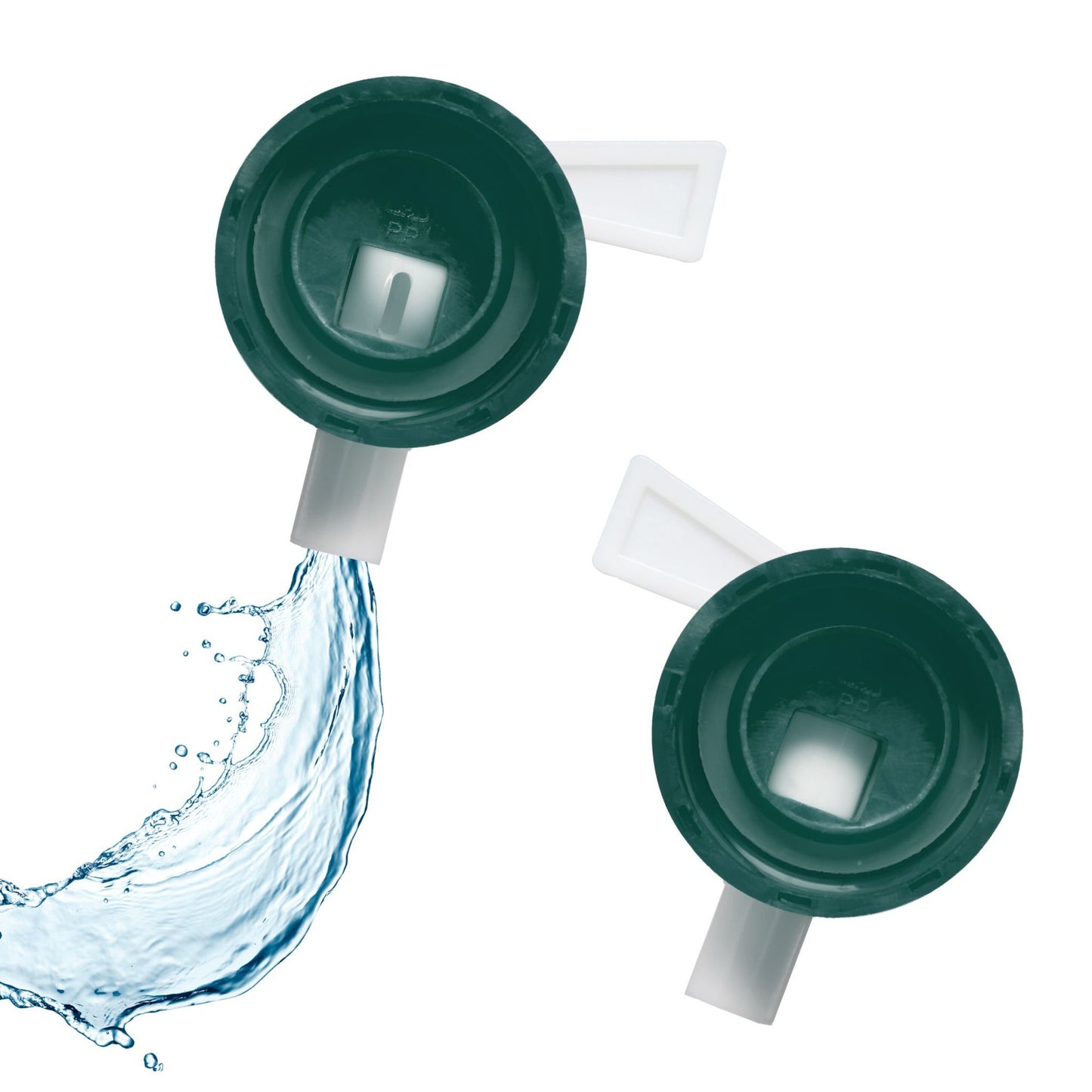 Square collapsible capsules in a set of 4