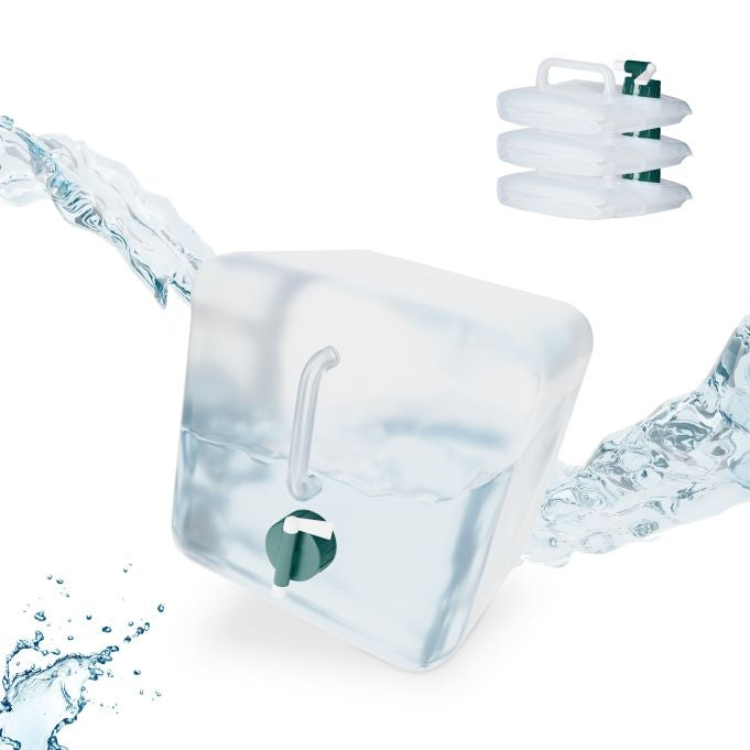 Square collapsible capsules in a set of 4
