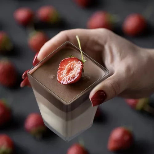 Square cups - 50 pcs. 120ml Ruhha 21164