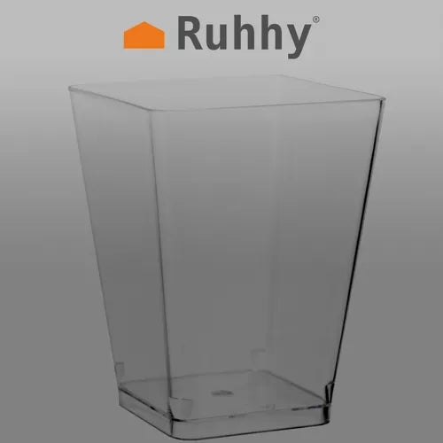 Square cups - 50 pcs. 120ml Ruhha 21164
