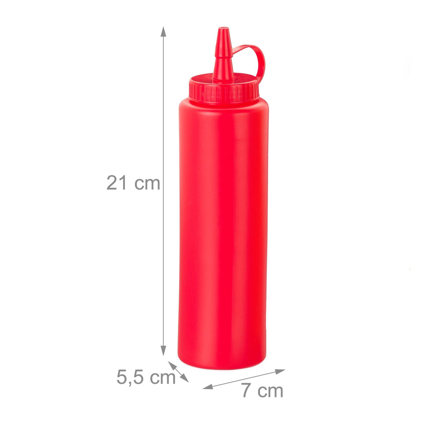 Squeeze bottle, set of 9