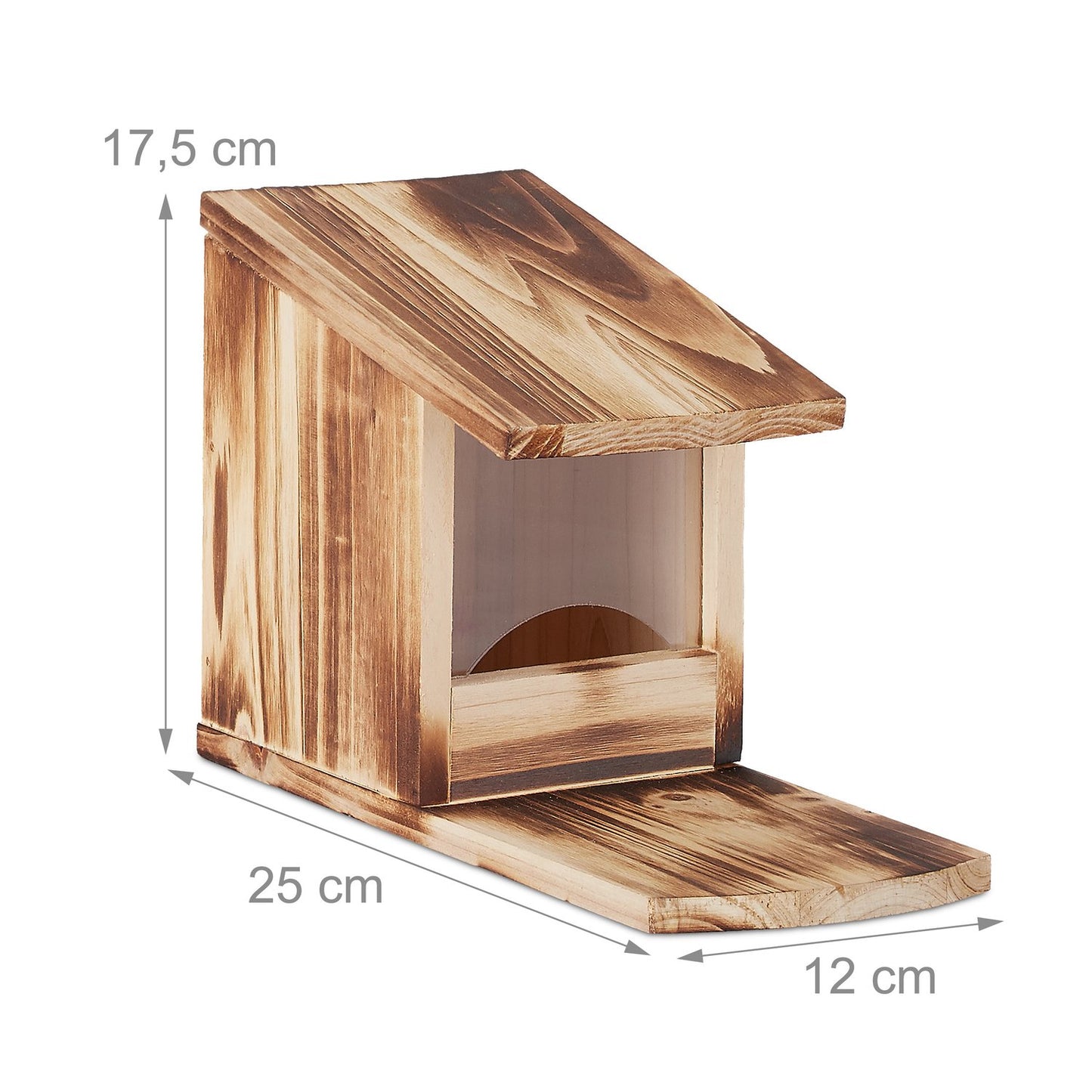 Squirrel feeder for placement