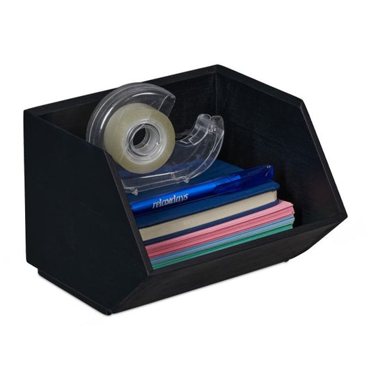 Stackable Bamboo Desk Organiser