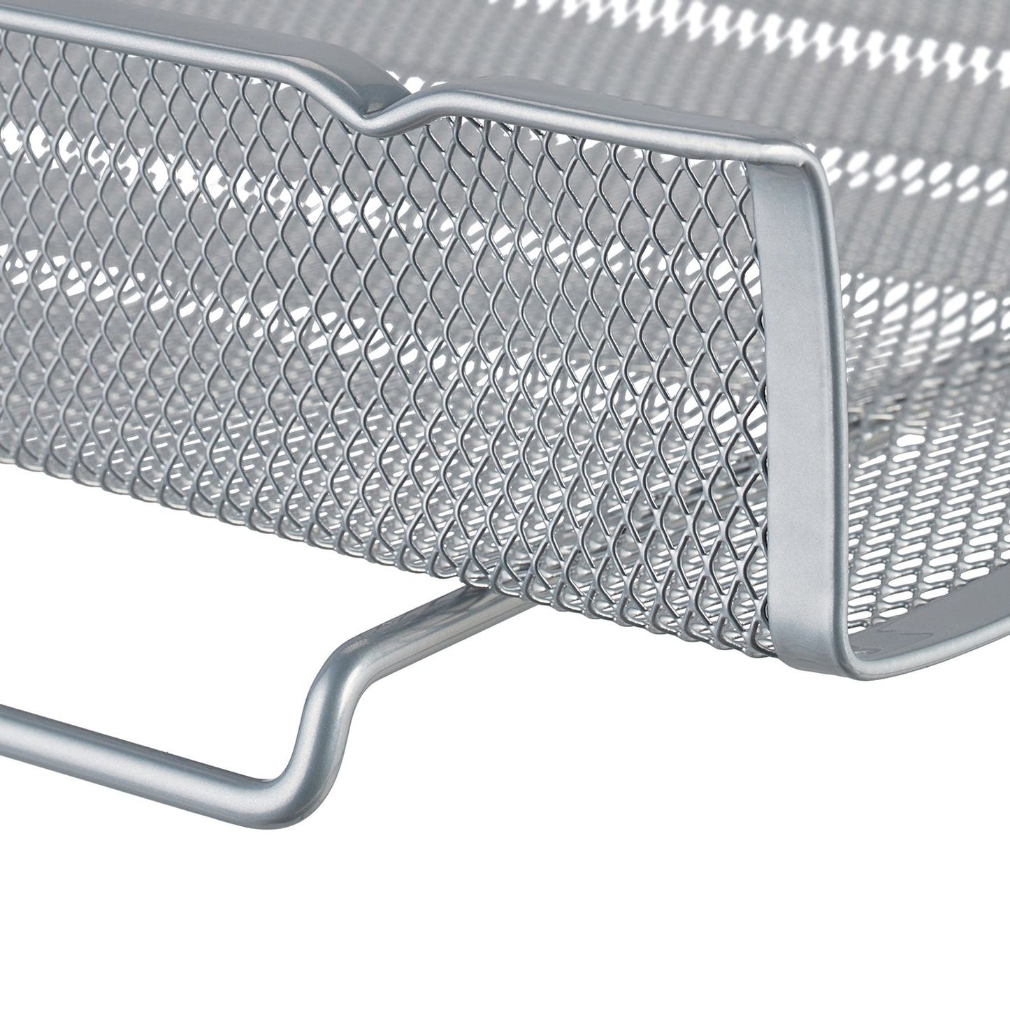 Stackable metal document tray
