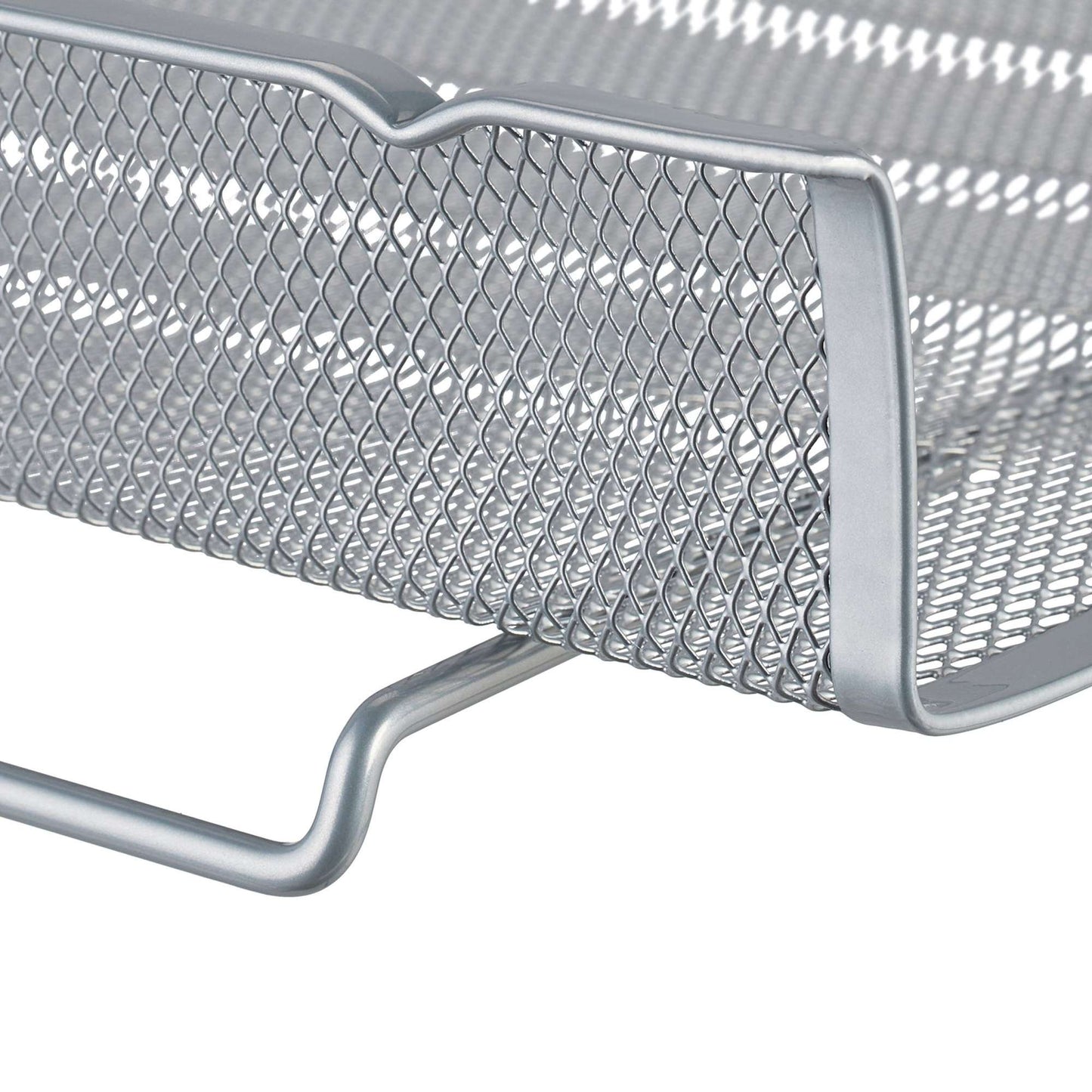 Stackable metal document tray