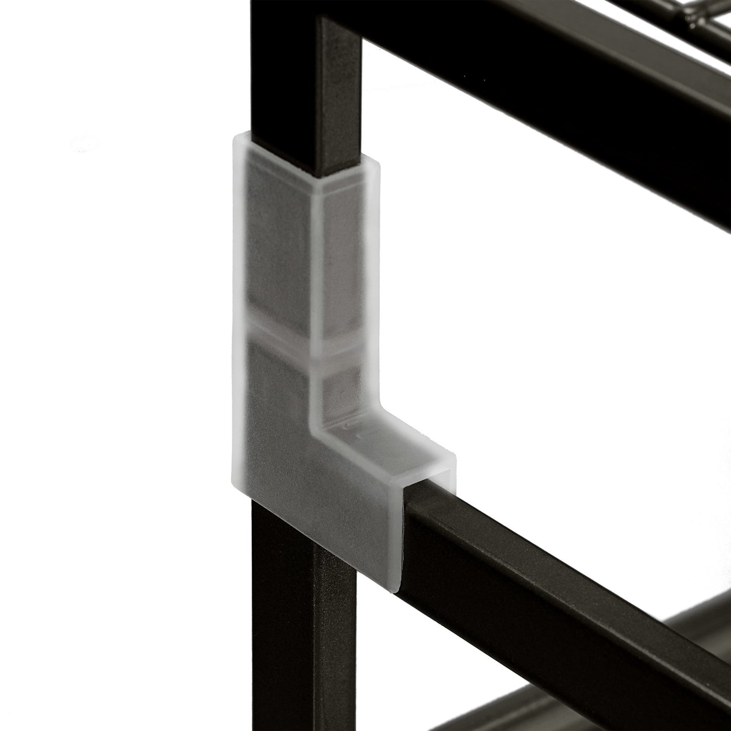 Stackable shoe shelf with 4 shelves
