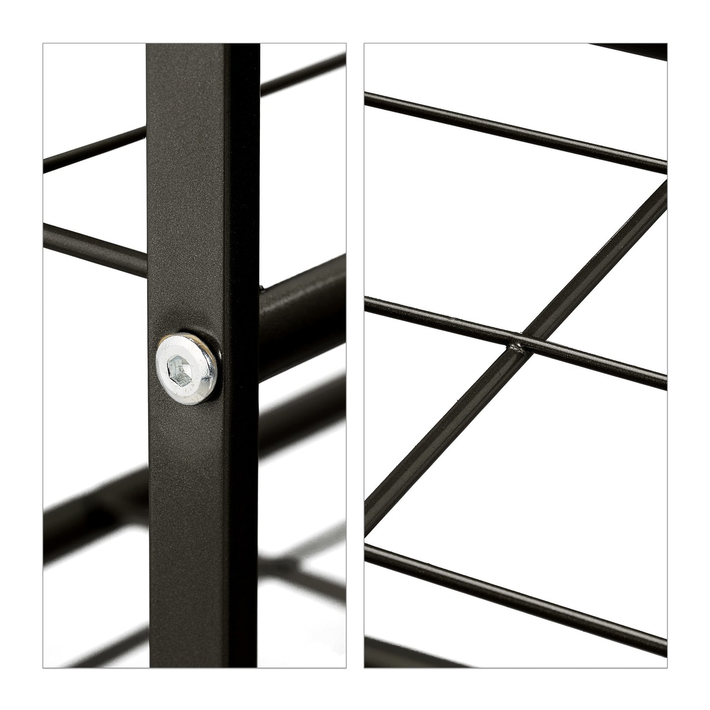 Stackable shoe shelf with 4 shelves