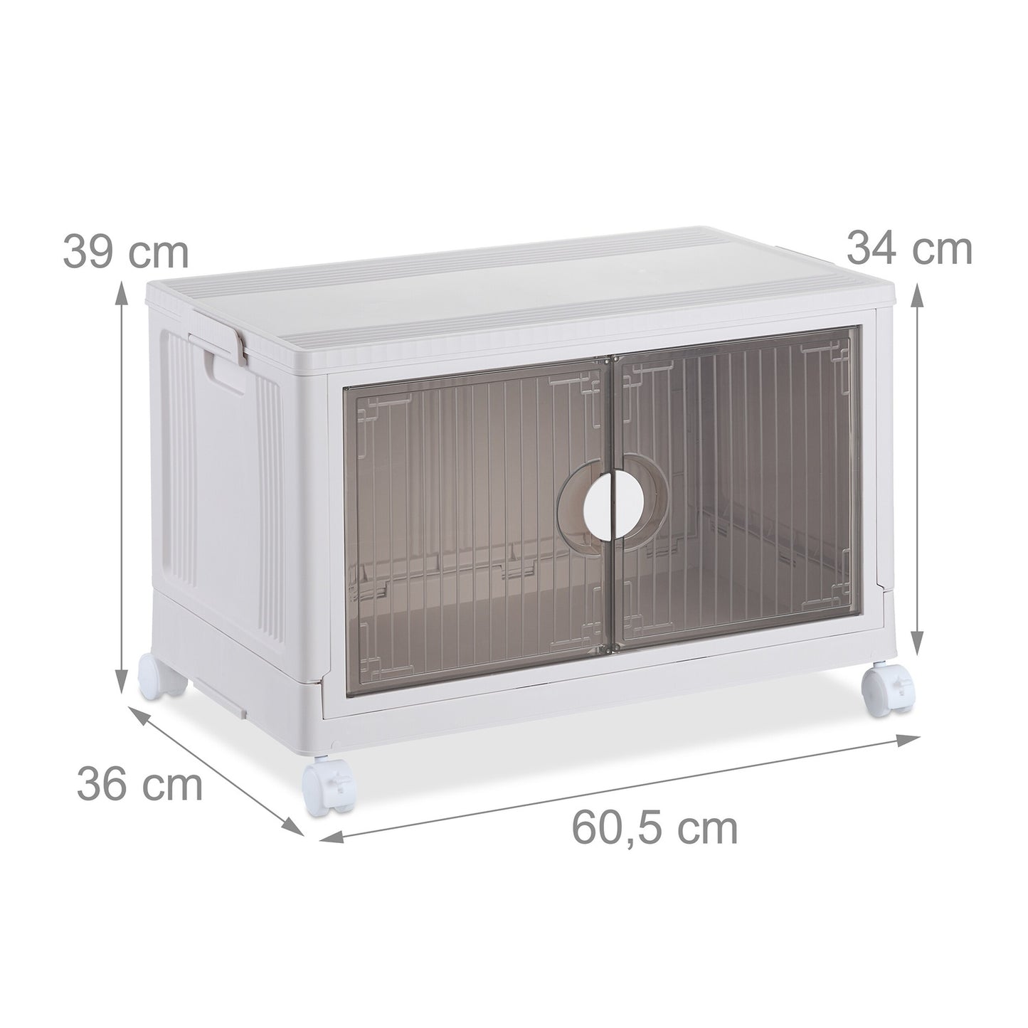 Stackable storage box 74 l