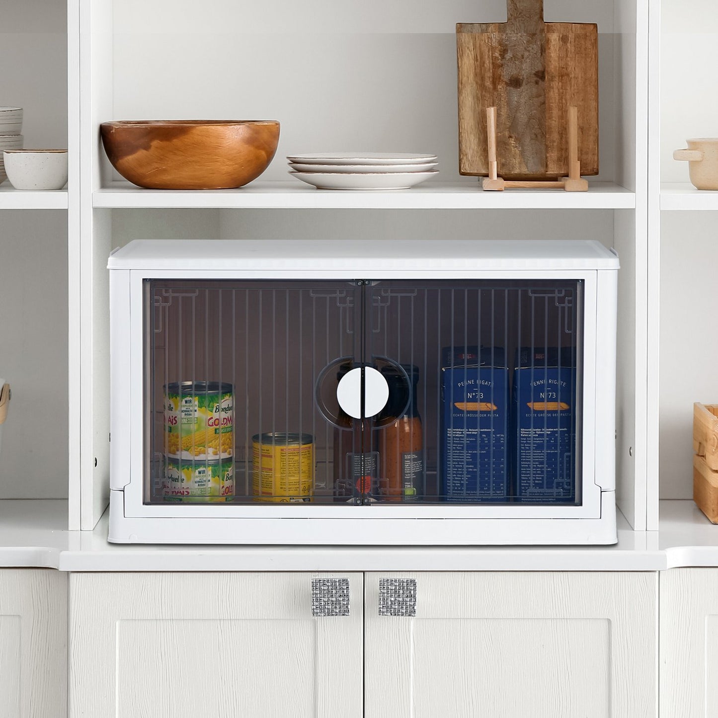 Stackable storage box 74 l