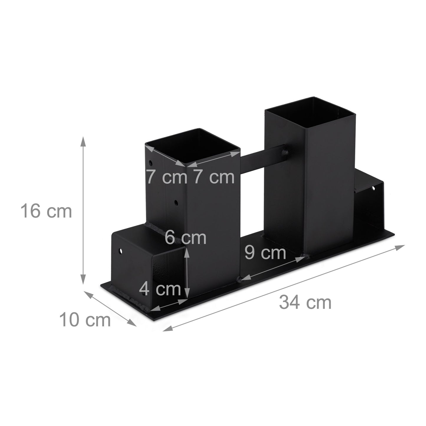 Stackable supports in wood Set of 2