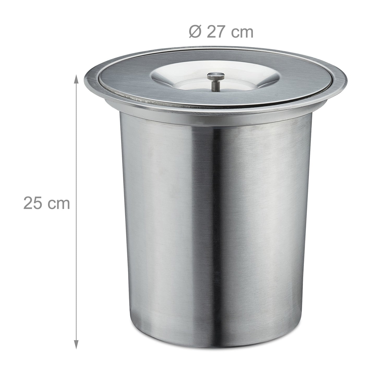 Stainless Steel Bin 8L